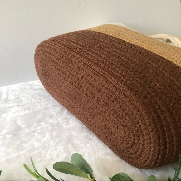 🔹New 👜 - INC International Concepts Katie Ombré Rope Tote, NWT - Picture 4 of 7